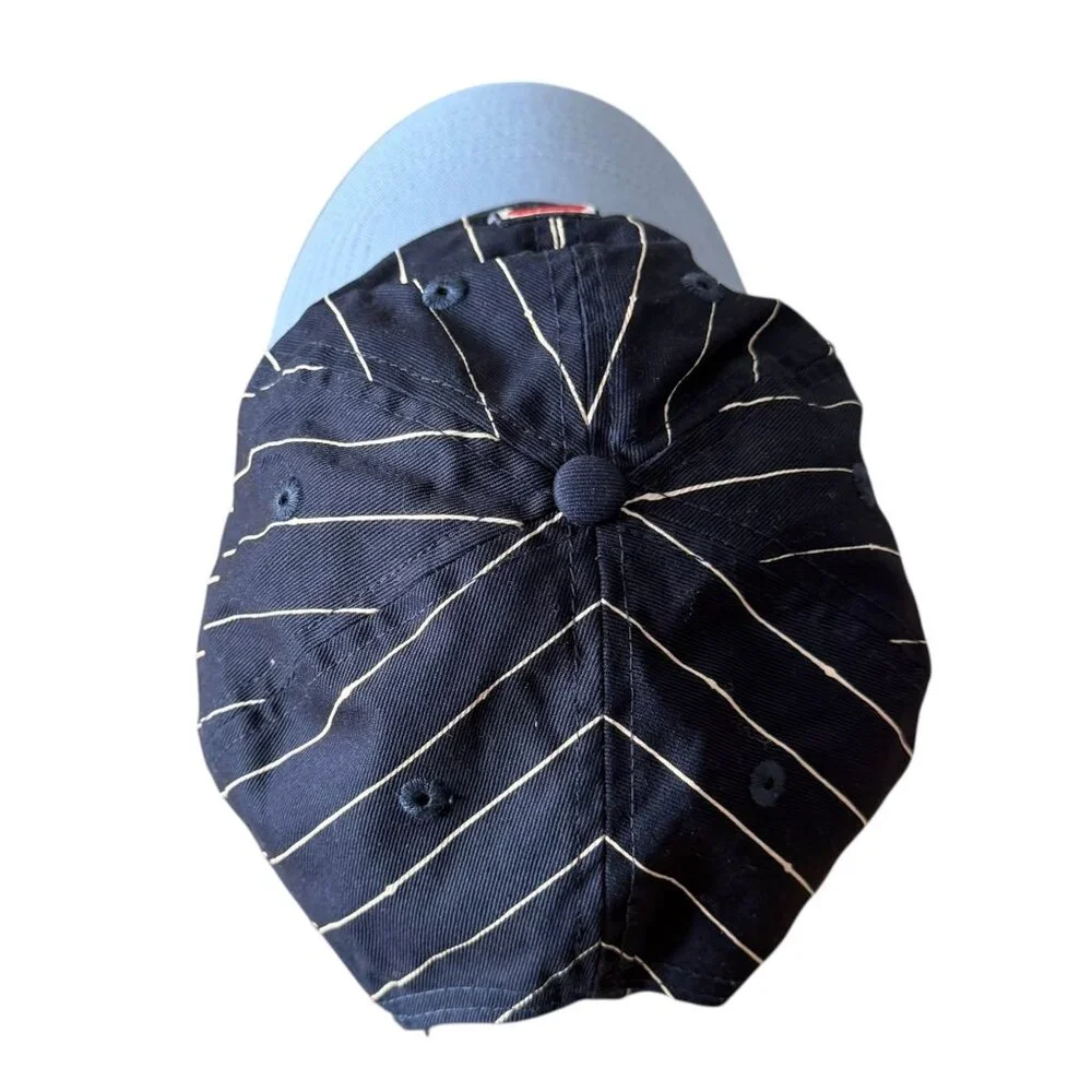 FILA x Bandier Womens Stripe Baseball‎ Cap Navy One Size Streetwear Blokette